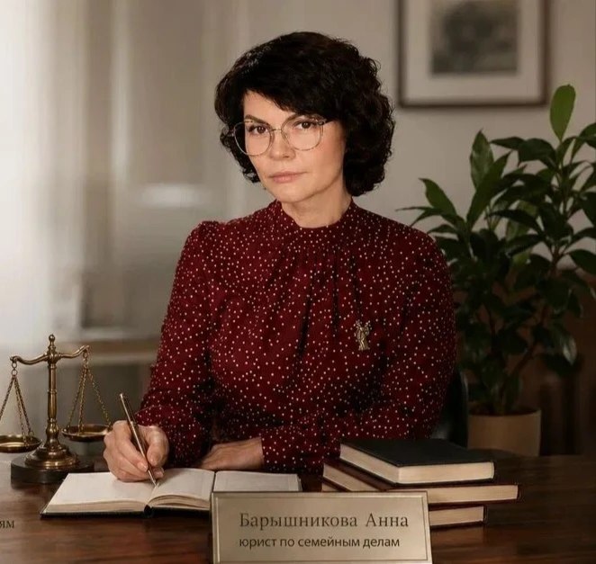 Анна Барышникова, юрист по семейным делам